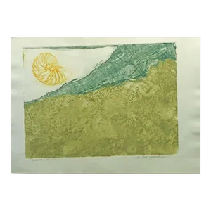 Lin Carte Anderson, Below the Brine, Original Art Etching on Paper