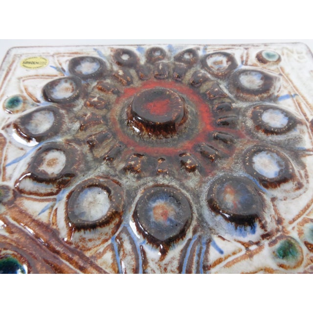 Ceramic Ceramic Mural by Backhausen Noomi for Søholm, Denmark, 1960s For Sale - Image 7 of 14