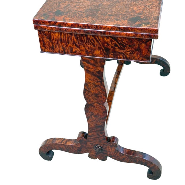19th Century Thuya Wood Card Games Table, 1840 For Sale - Image 12 of 15