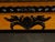 English 19th Century Oak Desk with Ebonized Accents and Gilded Greek Key Frieze For Sale - Image 9 of 10