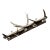 1940s German Antler Hat and Coat Rack With Rosettes For Sale