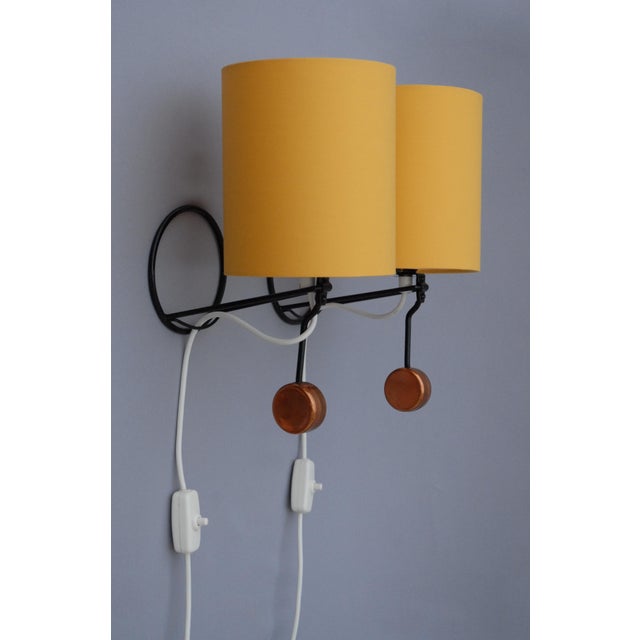Black Model 26 Wall or Table Lamps for AJH, Sweden, 1950s, Set of 2 For Sale - Image 8 of 13