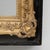 Wood 1980s French Brown Gilded Wall Mirror in Black Wooden Display Case For Sale - Image 7 of 18