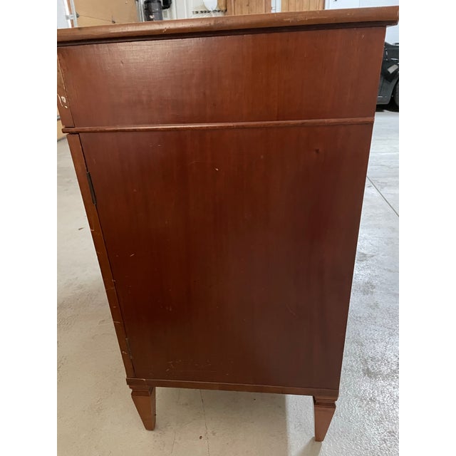 1920’s English Hand Painted Buffet Dresser Commode Cabinet For Sale - Image 4 of 6