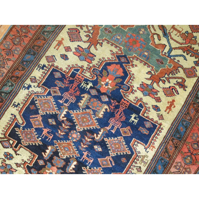 Late 20th Century Persian Malayer Pictorial Rug - 3'11" x 6'4" For Sale - Image 4 of 18