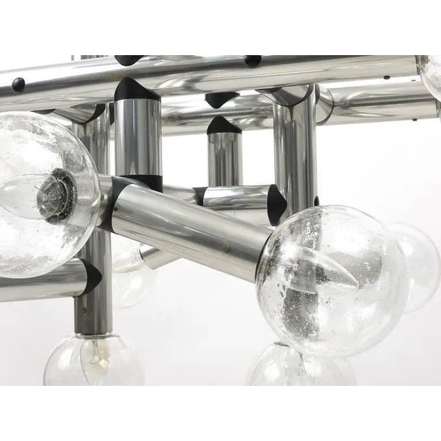 1960s Atomic Ceiling Lamps attributed to J. T. Kalmar for Kalmar, 1969 For Sale - Image 5 of 11