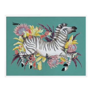 Mane Event by Allison Cosmos in White Frame, XS Art Print For Sale