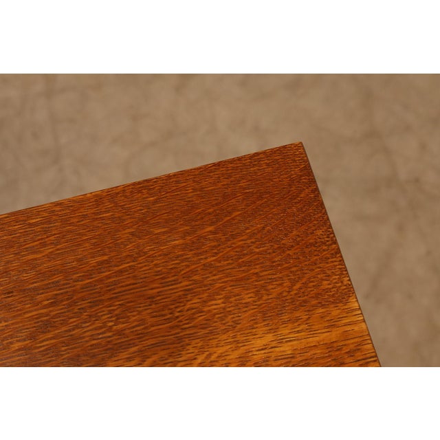 Stickley Mission Collection Oak Coffee Table With Drawers For Sale - Image 12 of 18