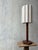 Wood Vintage Handmade Sculptural Table Lamp in the style of Brancusi For Sale - Image 7 of 10