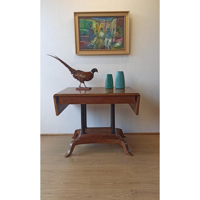 Large Victorian Style Adjustable Side Table, 1950s For Sale - Image 10 of 18