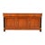 Baker Furniture French Empire Cherry Wood and Parcel Ebonized Sideboard or Bar Cabinet For Sale