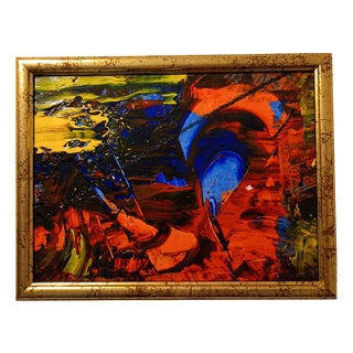 Octave, Abstract Composition, 2025, Acrylic Painting, Framed For Sale