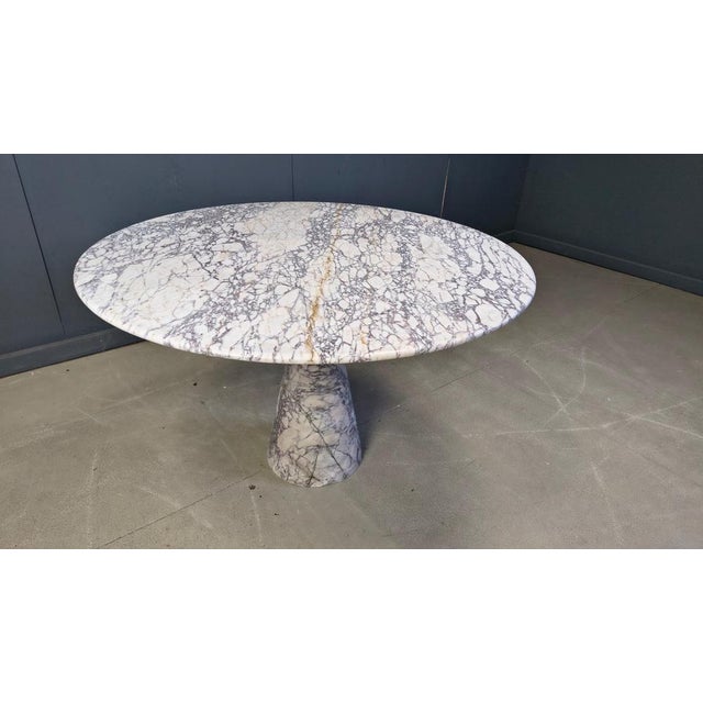 Vintage Round Marble Dining Table, 1970s For Sale - Image 11 of 18