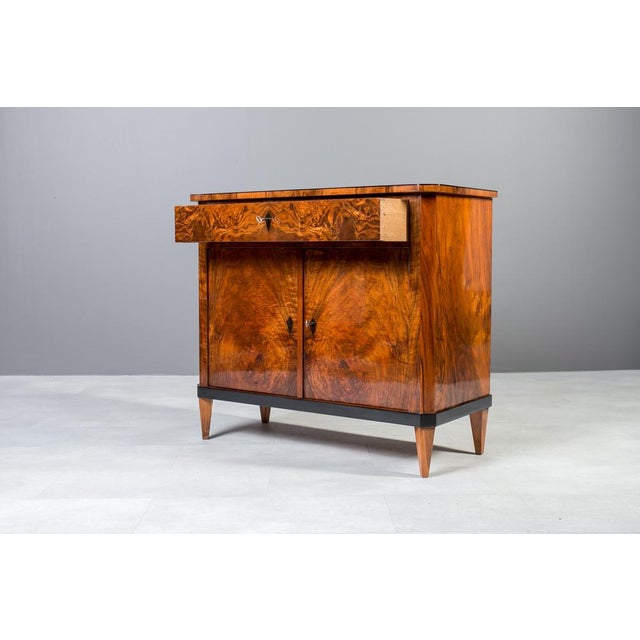 German Biedermeier Walnut Side Cabinets, Set of 2 For Sale - Image 11 of 18