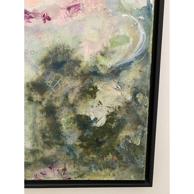 "Faeries" Contemporary Impressionist Style Original Painting by Ellan Maynard, Framed For Sale - Image 4 of 7