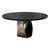 Not Yet Made - Made To Order "Giselle" Round Table With Bronze and Stainless Steel, Handcrafted For Sale - Image 5 of 9