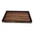 Exotic Wood Breakfast Serving Tray Macassar and Ebony For Sale