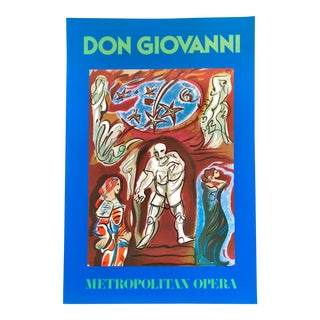 Andre Masson 1978 Met Opera Don Giovanni Poster For Sale