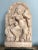 An exquisitely carved South Asian sandstone sculpture of dancing Hindu Goddess, possibly Saraswati or Parvati, mounted on...