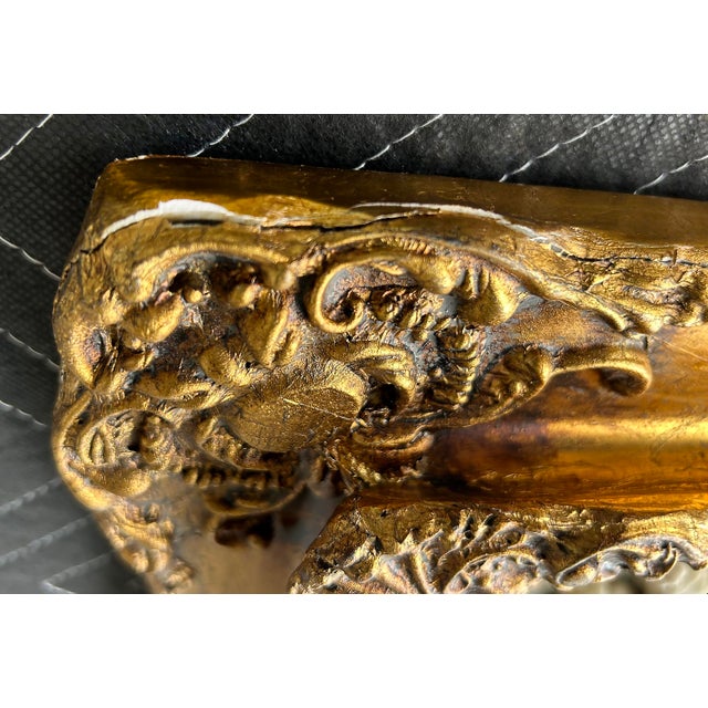 19th-C. French Neoclassical Beveled Trumeau Mirror, Cherub Bas-Relief Panel For Sale - Image 10 of 11