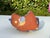 Vintage Handcrafted 4” Crackle Glazed Tropical Fish Art Pottery Vase For Sale - Image 10 of 10