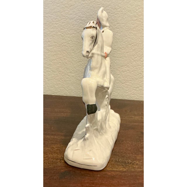 Antique Staffordshire Porcelain Figurine of William "Buffalo Bill" Cody – Circa 1900, Original Victorian Example For Sale - Image 4 of 5