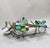 Elevate your space with this rare, authenticated piece of mid-century design. This striking butterfly swarm wall sculpture...