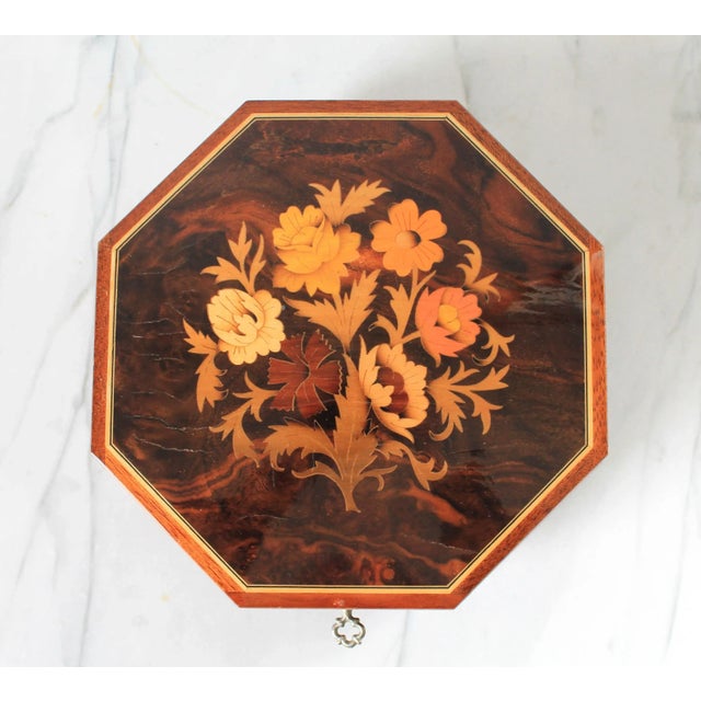 Italian Vintage Italian Jewelry Music Box For Sale - Image 3 of 8