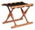 Danish Modern Gold Hill Stool in Oak and Black Leather attributed to Poul Hundevad, 1960 For Sale