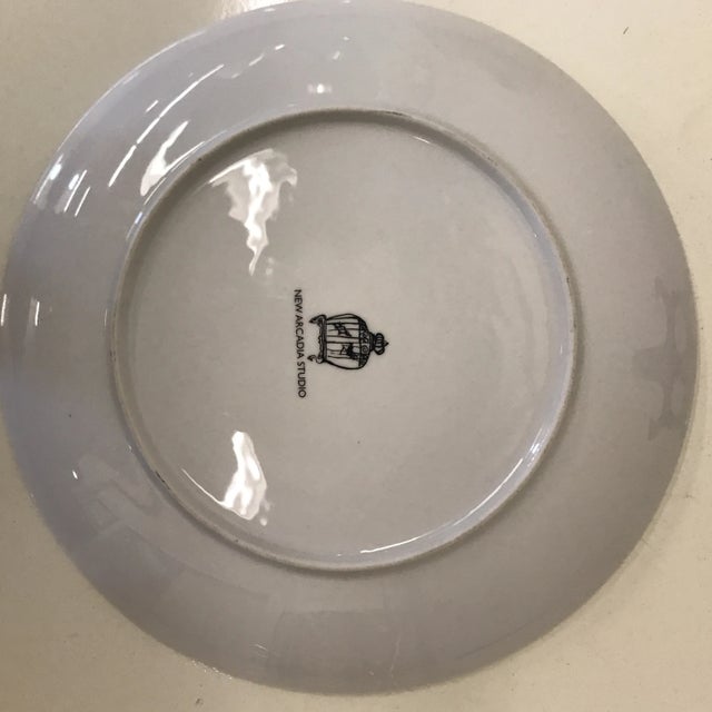 Ceramic New Arcadia Studio Cheetah Plate - Dinner Size For Sale - Image 7 of 10