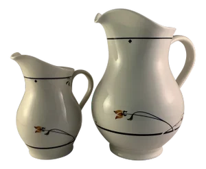 Vintage Gorham Ariana Pattern Pitcher and Creamer - Set of 2