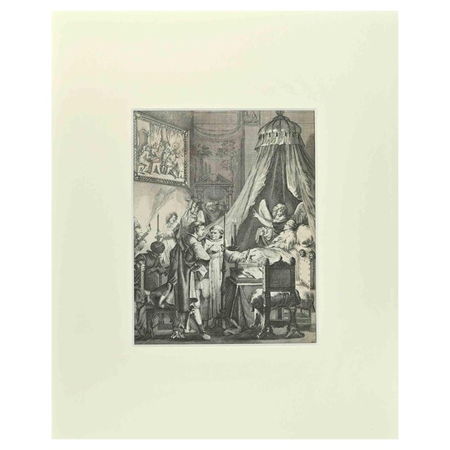 Romeyn de Hooghe, La Manière de se Bien Preparer à La Mort, Etching, 1700 For Sale