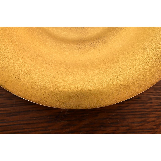 Tiffany Studios Tiffany Studios New York Bronze Doré Plate or Shallow Bowl For Sale - Image 4 of 9