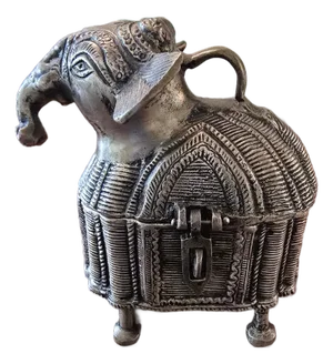 Vintage Elephant Jewel Box