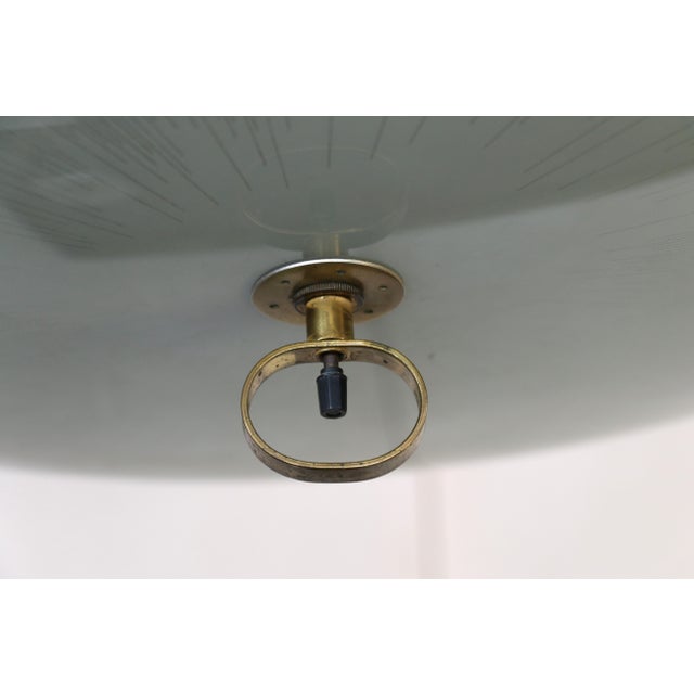 Mid Century Pull Down Pendant Light Fixture For Sale - Image 13 of 17