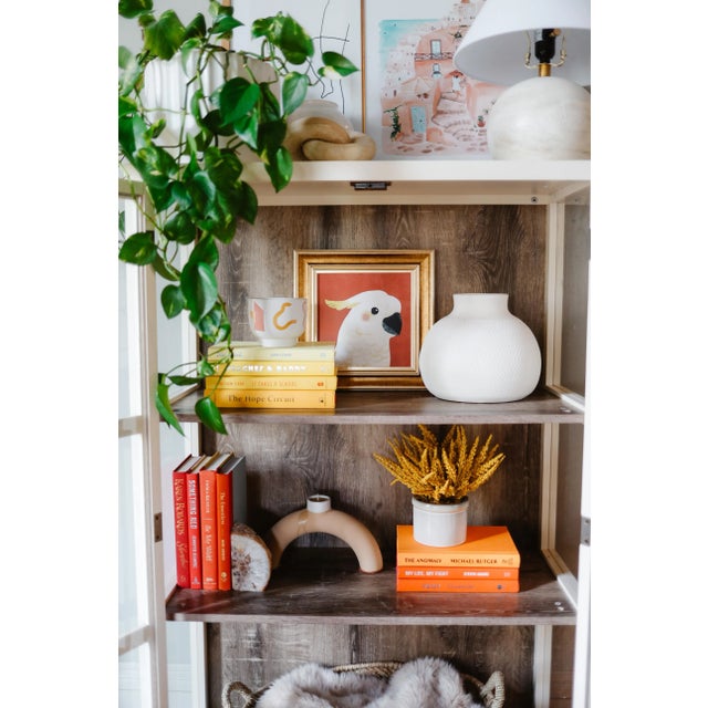 Booth & Williams Decorative Books - Sunset Ombré Book Bundle - 1 Foot of Red and Yellow Books For Sale - Image 4 of 5