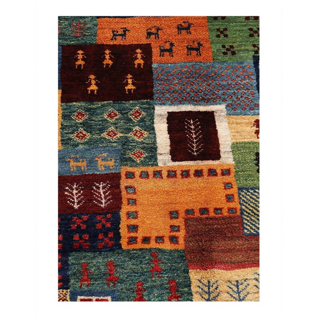 The word “Gabbeh” literally translates to “in the rough,” and it is an accurate description of this style of Persian rug....