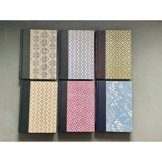 Collection uses 10 inches of shelf space and each book measures 5 1/2 inches wide, 7 3/4 inches tall and between 1- 1 1/2...
