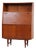 Vintage Teak Cabinet with Secretary and Sliding Doors For Sale