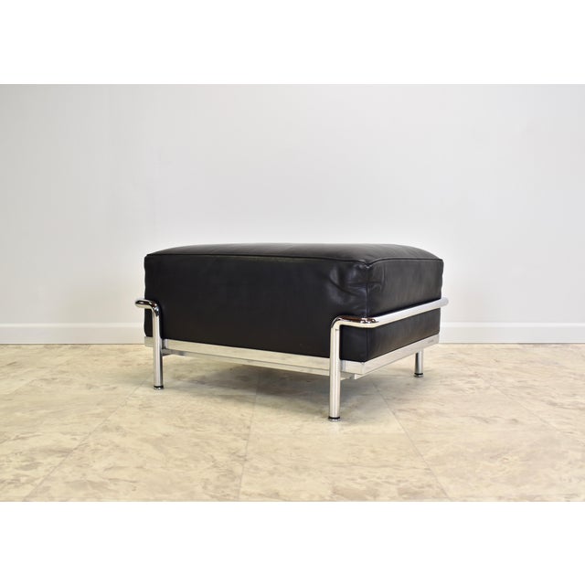 Contemporary Cassina Le Corbusier Lc2 Ottomans by Jeanneret Perriand For Sale - Image 9 of 12