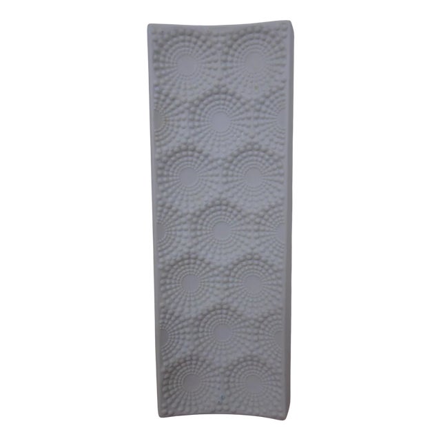 Mid-Century Op Art Vase from Ak Kaiser, Germany, 1960s For Sale