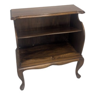 Vintage Louis XIV Style Wooden Side Table, 1965 For Sale