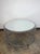 Round Coffee Table with Mirrored Top, 1990s For Sale - Image 4 of 7