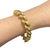 Late 20th Century Vintage 14k Yellow Gold San Marco Link Bracelet For Sale - Image 5 of 5
