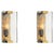 Wall Lamps in Vintage Brass and Handblown Glass, Set of 2 For Sale - Image 8 of 8