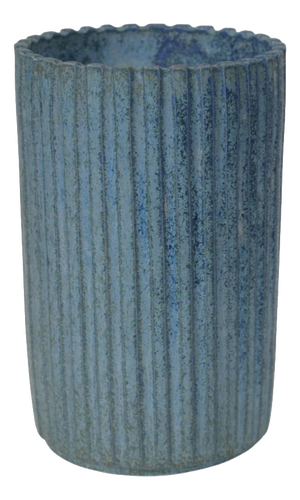 Blue Stoneware Vase by Arne Bang