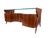 Mid-Century Wood and Brass Desk from Vittorio Dassi, Italy, 1950s For Sale - Image 3 of 9
