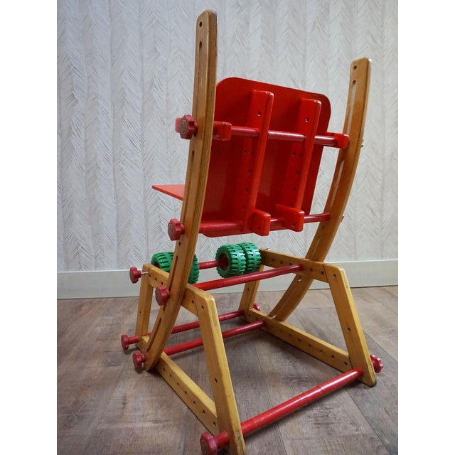 Top Banana Child Multfunctional High Chair Zauberstuhl by Benno Zimmermann, 1987 For Sale - Image 13 of 17
