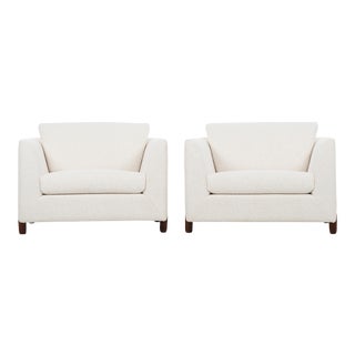 Oversized Adrian Pearsall Lounge Chairs - a Pair For Sale