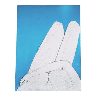 Neo-Expressionist Figurative Painting of a Modern Woman For Sale